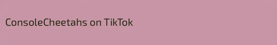 ConsoleCheetahs on TikTok